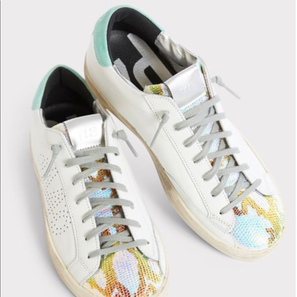 P448 John Glitter Camo Tongue Sneaker